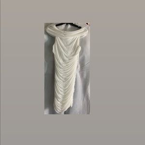 White fitting dress